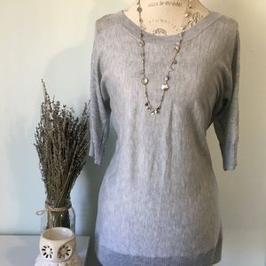 Mossimo Light Weight Grey Blouse